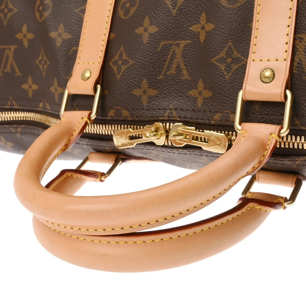 LOUIS VUITTON Brown Monogram Canvas Boston Bag - Picture 4 of 11